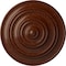 Ekena Millwork Classic Ceiling Medallion (Canopies up to 4 1/8"), 13 1/4"OD x 1/2"P, Burnished Mahogany Crackle CM13CLBMC - alternate 1